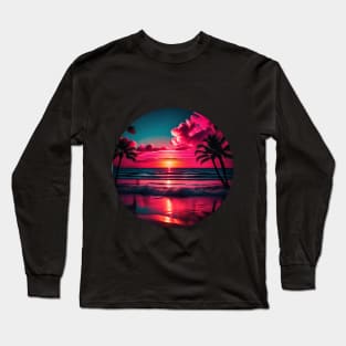 colorful sunset Long Sleeve T-Shirt